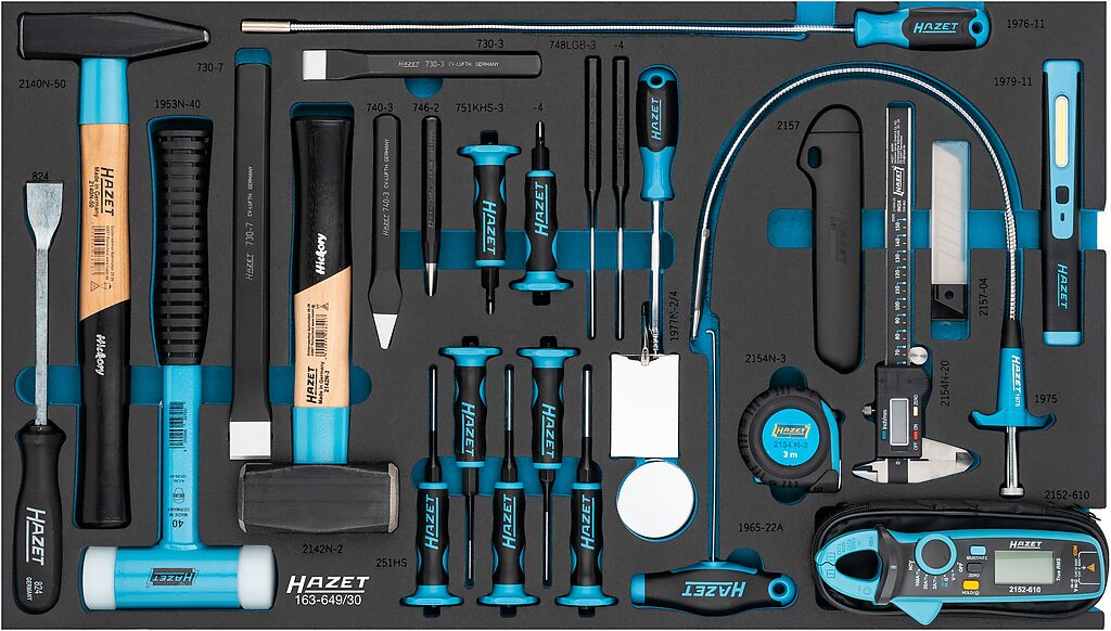 Tool set (163-649/30, HAZET)