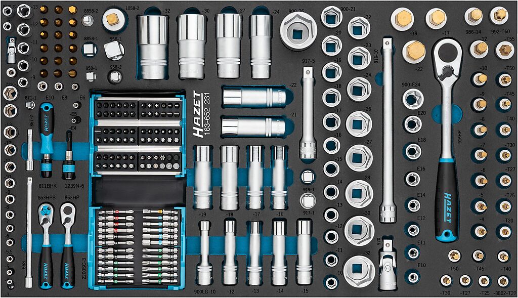 Tool set (163-652/231, HAZET)