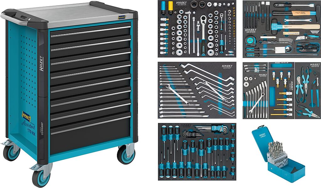 Tool trolley Tool trolley Assistent, with assortment (179NX-8/252, HAZET)