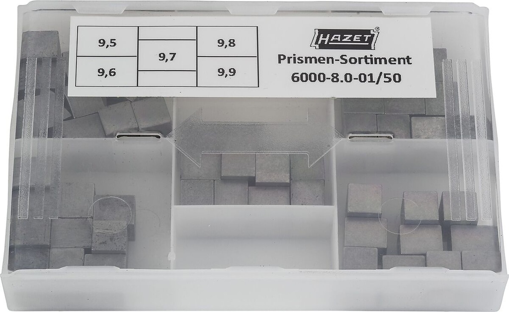 Prism set for torque wrench (6000-8.0-01/50, HAZET)