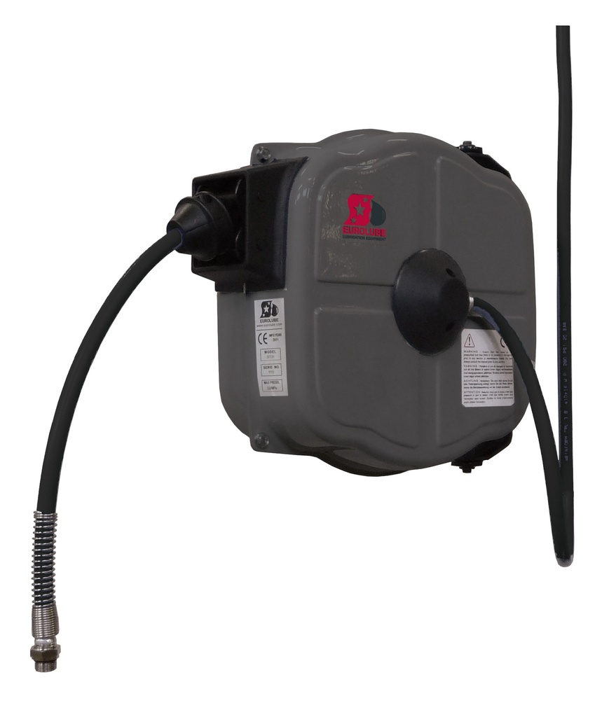 Šļūtenes spole gaisam un ūdenim M12, 12 m × 10 mm (37831, EUROLUBE)