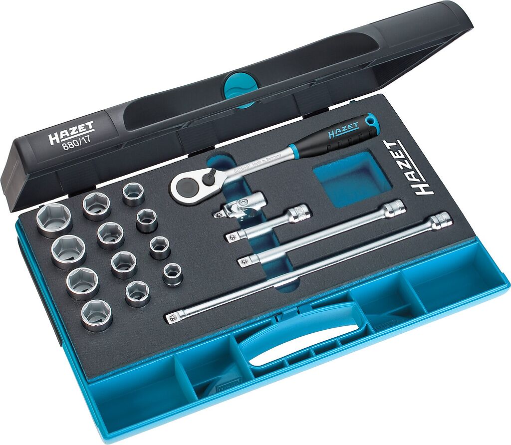 Socket set (880/17, HAZET)