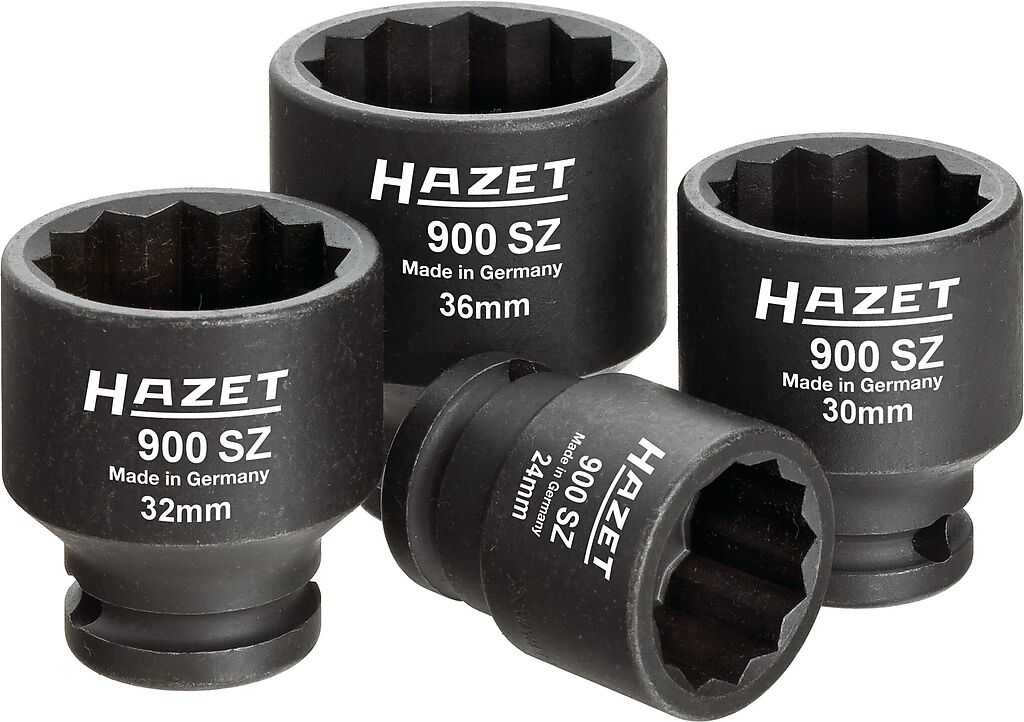 Impact socket set (900SZ/4, HAZET)
