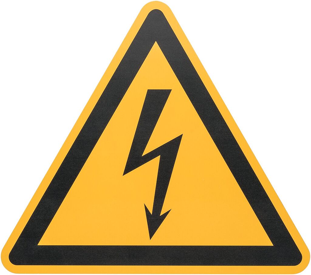 Warning sign “Hybrid” (200-1, HAZET)