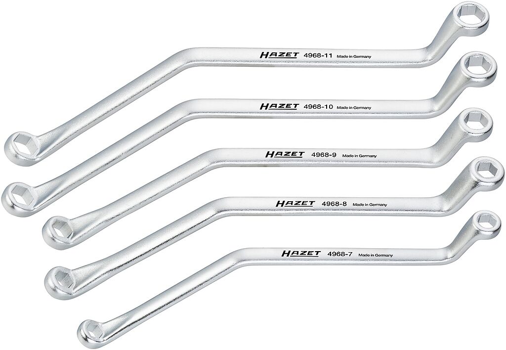 Brake bleeder wrench set (4968/5, HAZET)