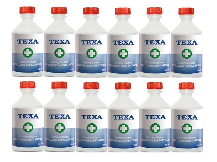 TEXA cleaning solution bottles, 12 pcs (3902253, TEXA)