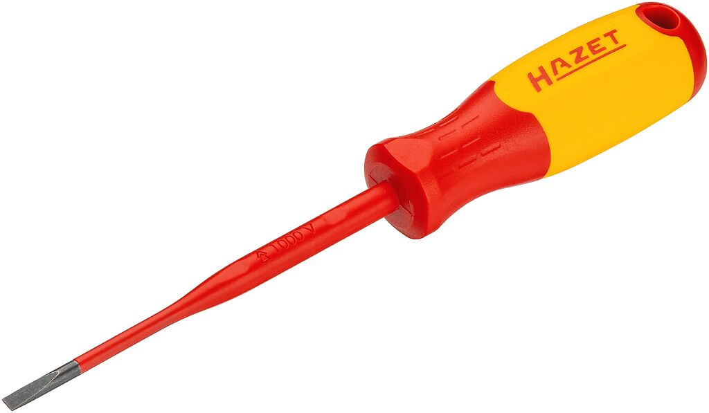 Elektriķa skrūvgriezis ar aizsargizolāciju, plakans 0.6 x 3.5 mm (811KV-35, HAZET)