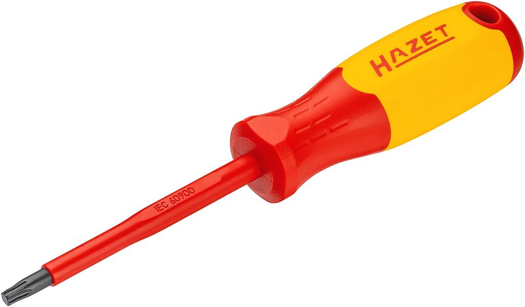 Screwdriver for electricians, with protective insulation, Size T30 (811KV-T30, HAZET)
