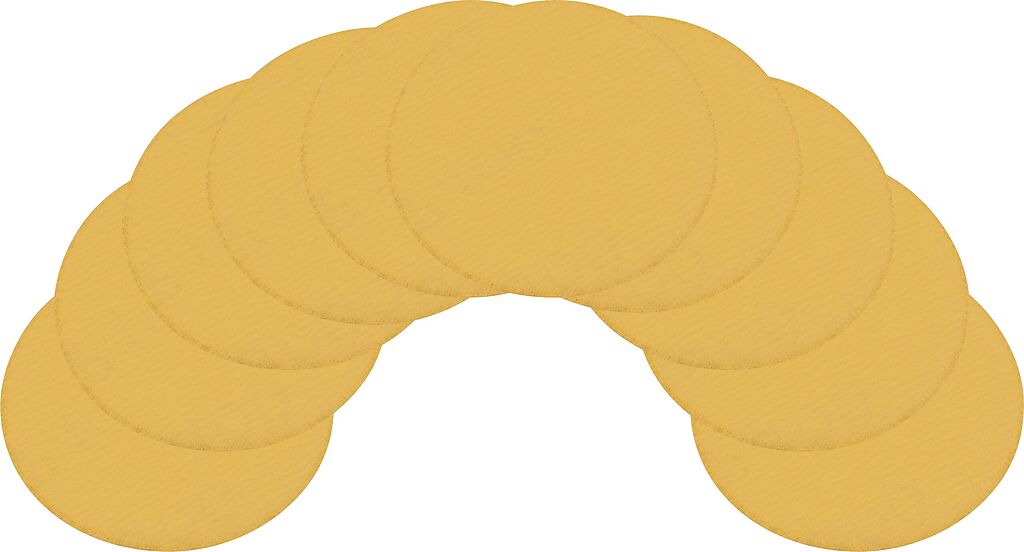 Spare grinding pads, 400 grain size, ⌀ 50 mm (9033-5-02/10, HAZET)