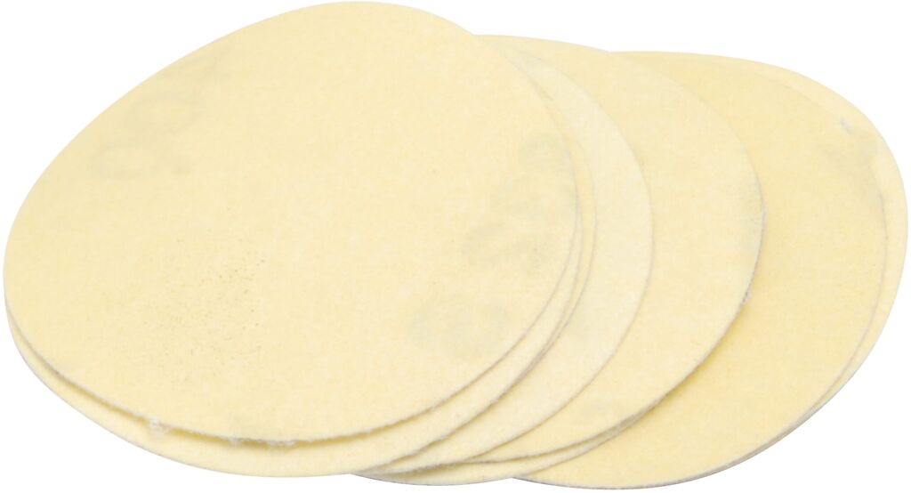 Spare grinding pads, 600 grain size, ⌀ 50 mm (9033-5-03/10, HAZET)