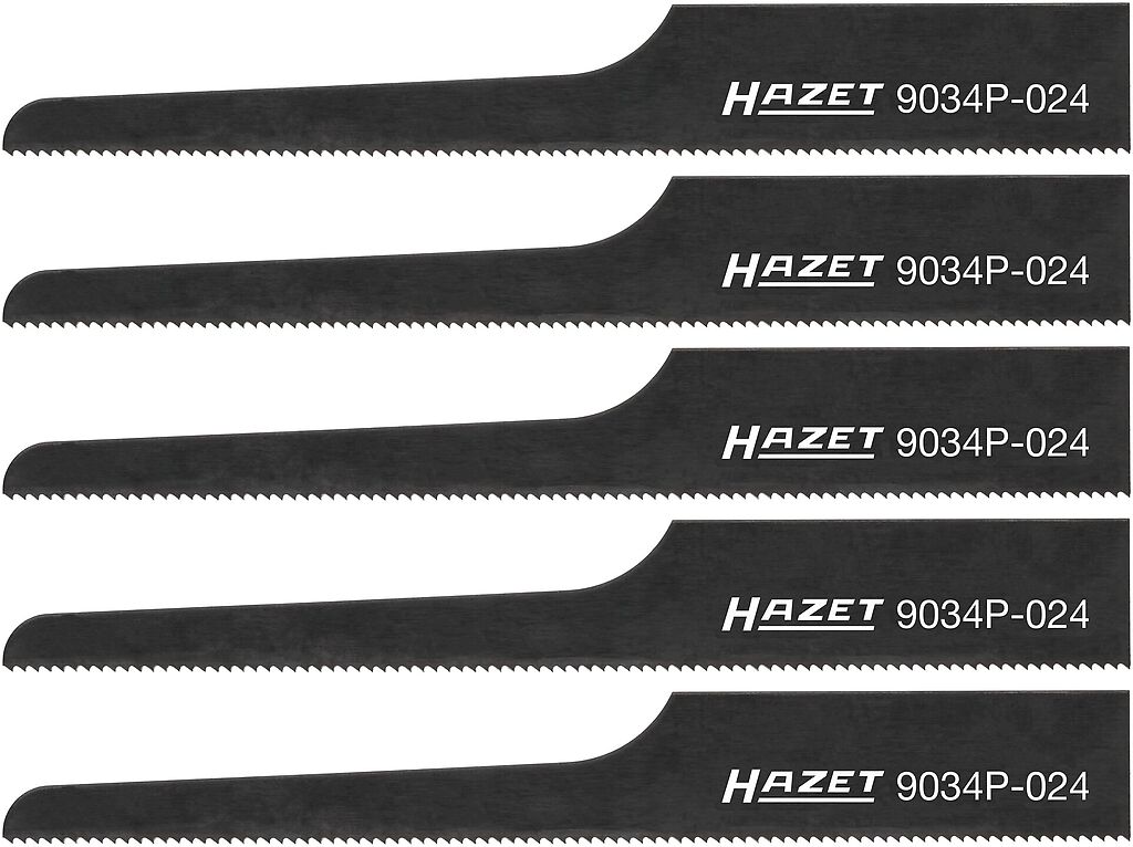 Sabre saw blade set (9034P-024/5, HAZET)