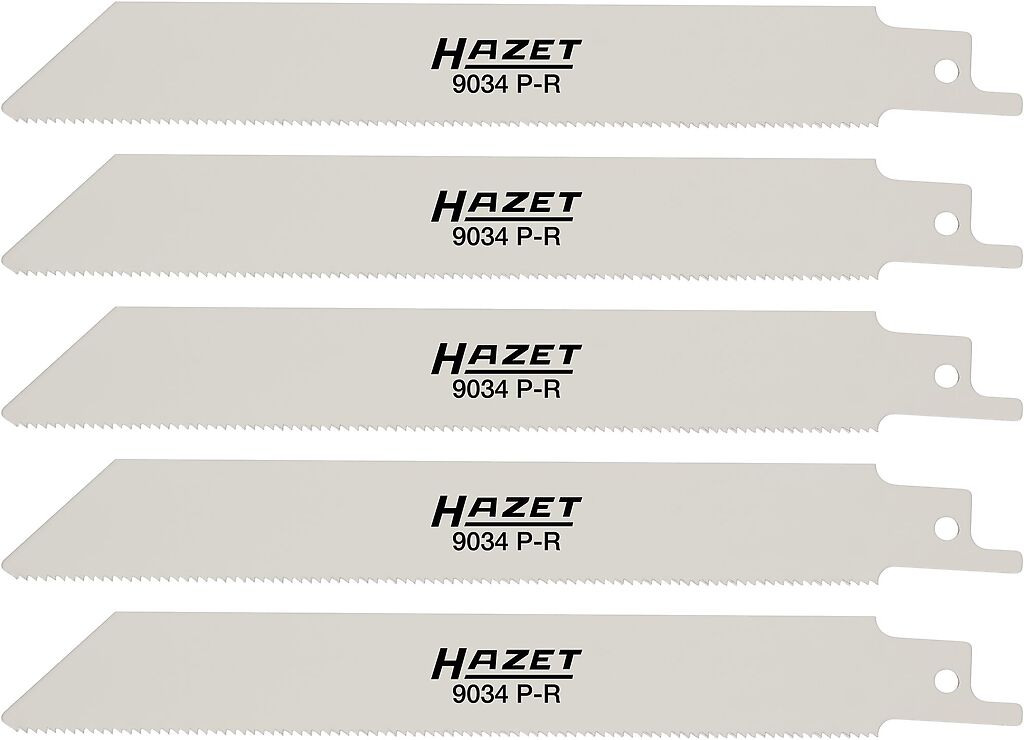 Reciprocating sabre saw blades (9034P-R/5, HAZET)