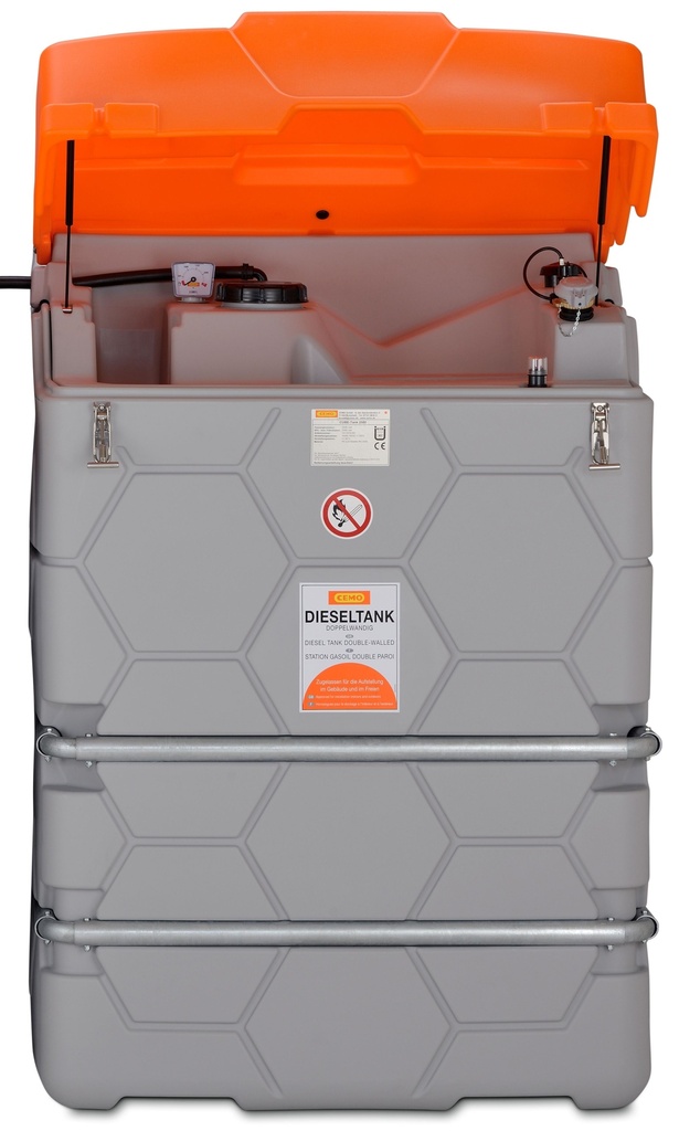 CUBE-Tank 2500 l diesel, extension I, indoor (10512, CEMO)