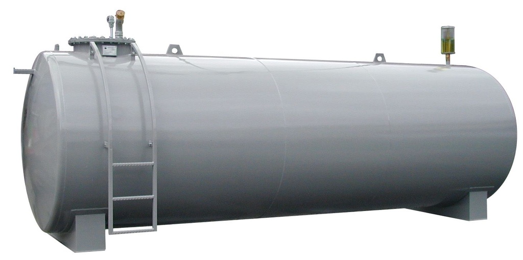 Steel tank diesel filling sta. 7500 l, DIN 6616/D, CEMO (7377)
