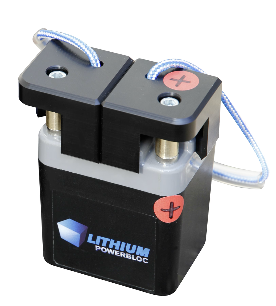 Li-Power-Block baterijų sistema 12,8 V – 3,3 Ah su krovikliu, CEMO (10749)