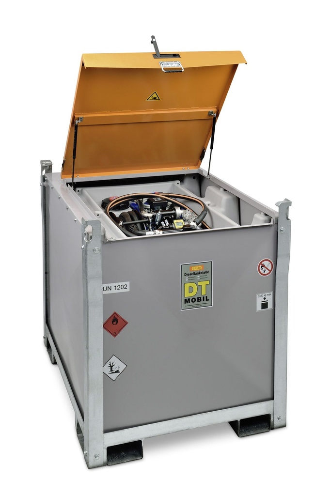 DT-Mobil PRO COMBI PE 850/100 l Premium ar Cematic Duo 24/12 V elektrisko sūkni (10804, CEMO)