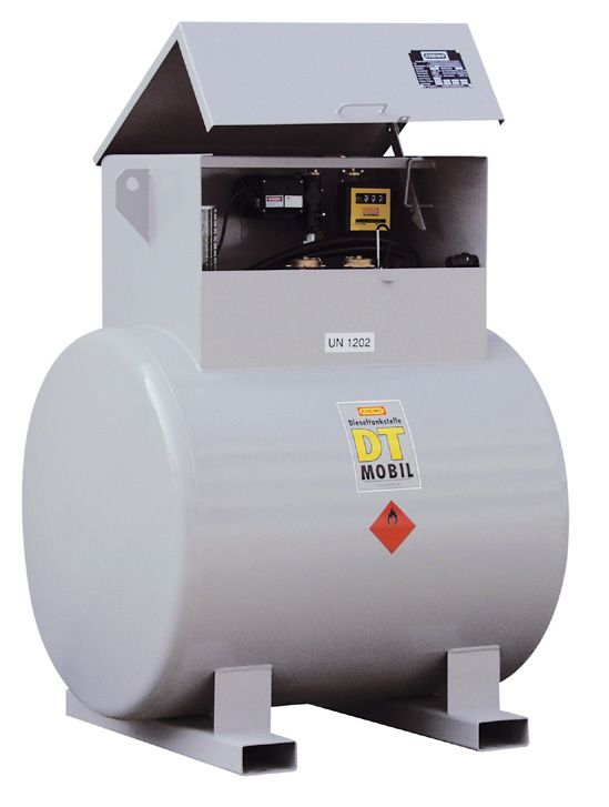 DT-Mobile 980 l double-wall painted horizontal diesel tank (7765, CEMO)