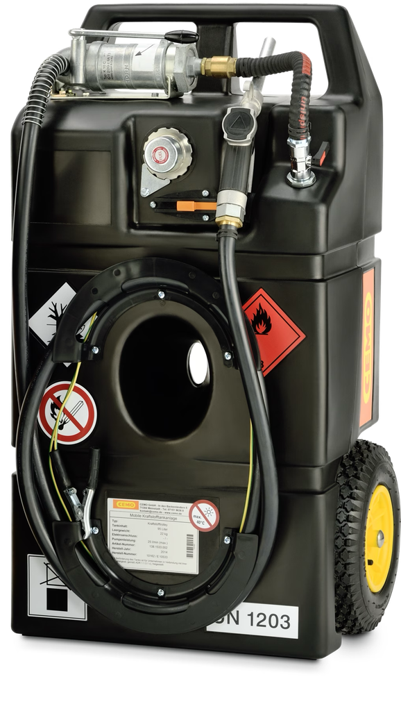 Petrol Trolley 95 L, Ex0, with Hand Pump (10162, CEMO)
