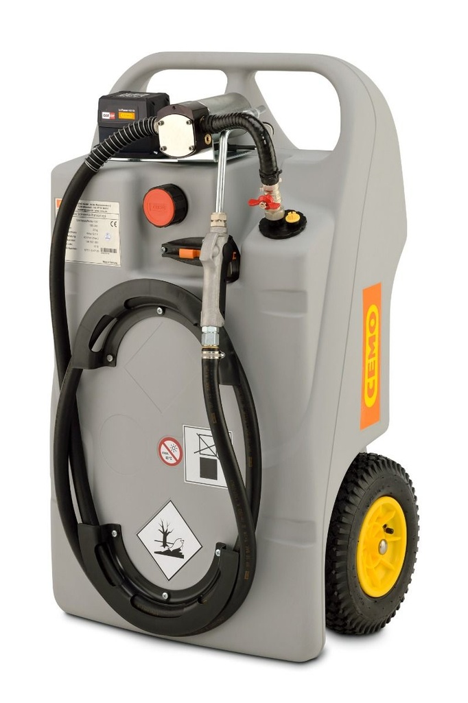 Lubricant trolley 100 L, CAS, without charger and without battery (11866, CEMO)