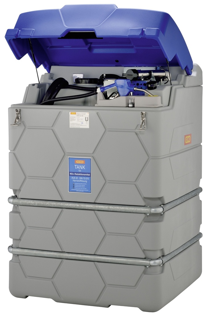 CUBE 2500 l tvertne AdBlue, āra, Basic, ar ziemas komplektu (10304, CEMO)