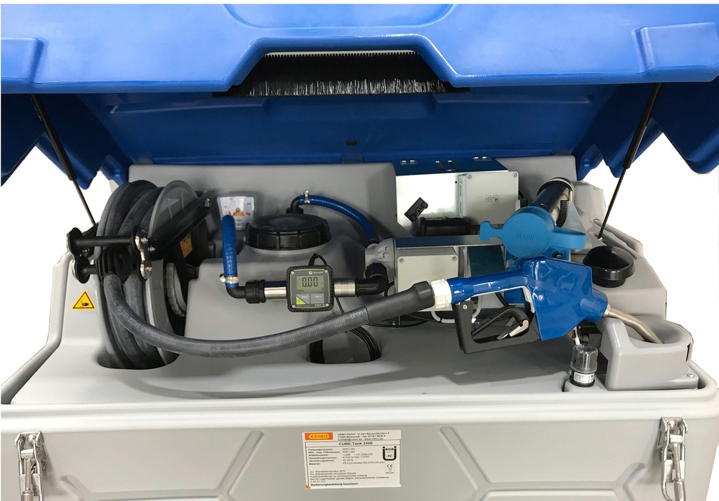 CUBE 2500 l bakas AdBlue, lauko, Premium „Fuel Terminal“ (11038, CEMO)