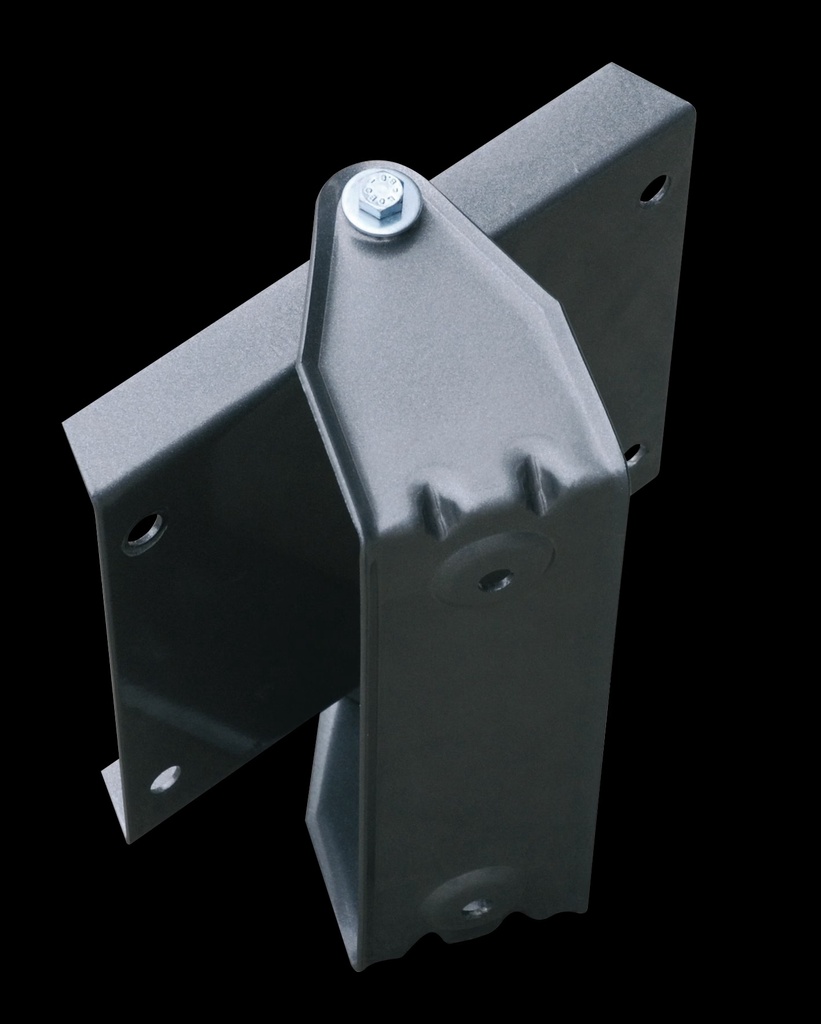 Pivoting wall bracket, narrow, painted sheet steel (10563, CEMO)