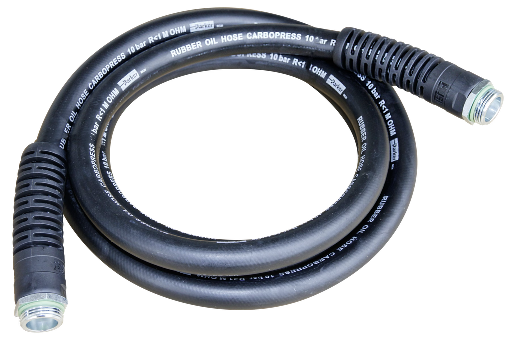 Šļūtene benzīnam, 4 m, DN19, 1 col. ārējā vītne, elektrovadoša, antistatiska, CEMO (10263)