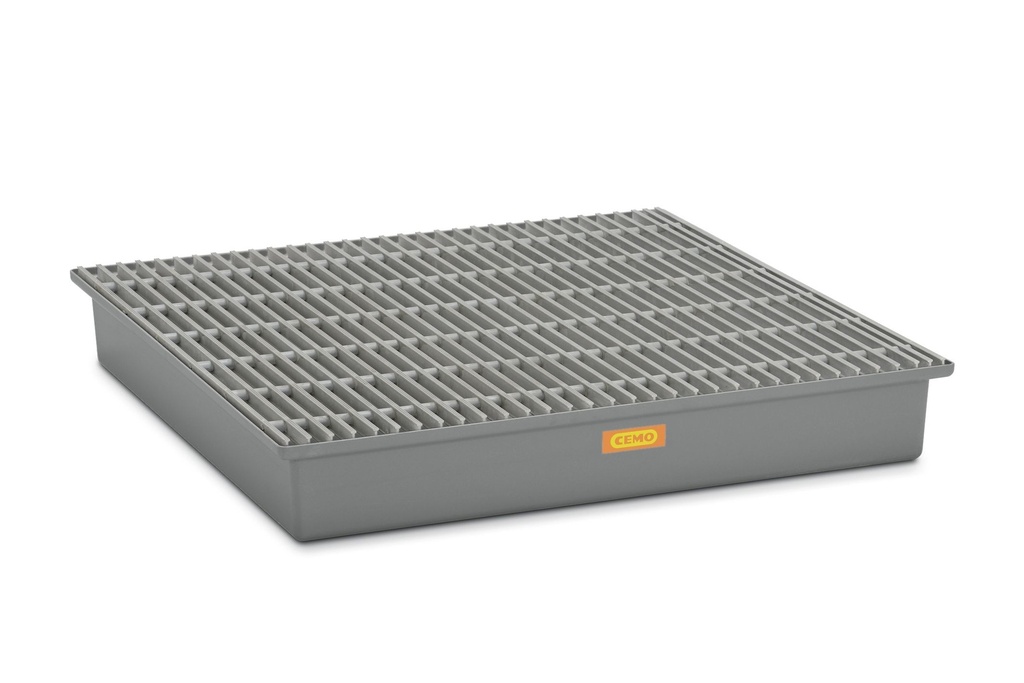 GRP sump pallet 220/4 complete with GRP grating, CEMO (10397)