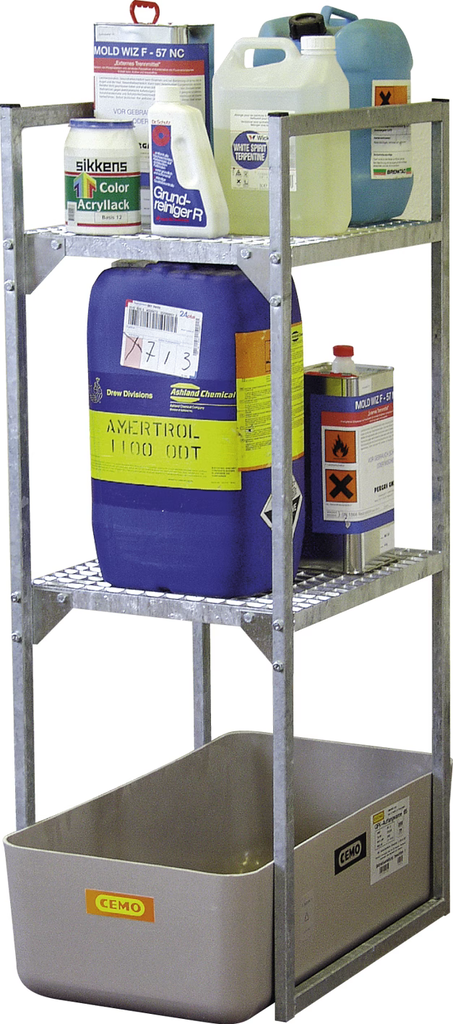Drum rack type 120 with grating support (7639, CEMO)