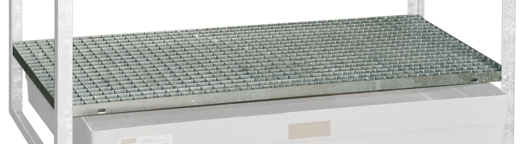 Tērauda režģis 1300 x 620 mm mucu plauktam 360 (6817, CEMO)