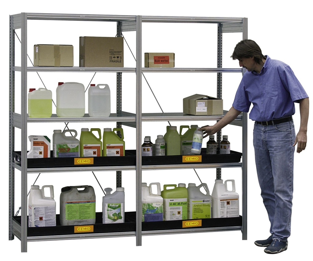 Expansion rack 10/20 with PE collection tray (8092, CEMO)