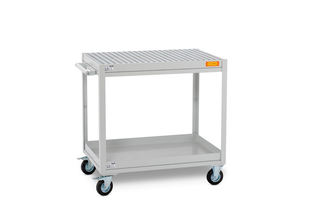 Workshop trolley with spill trays base, CEMO (11583)