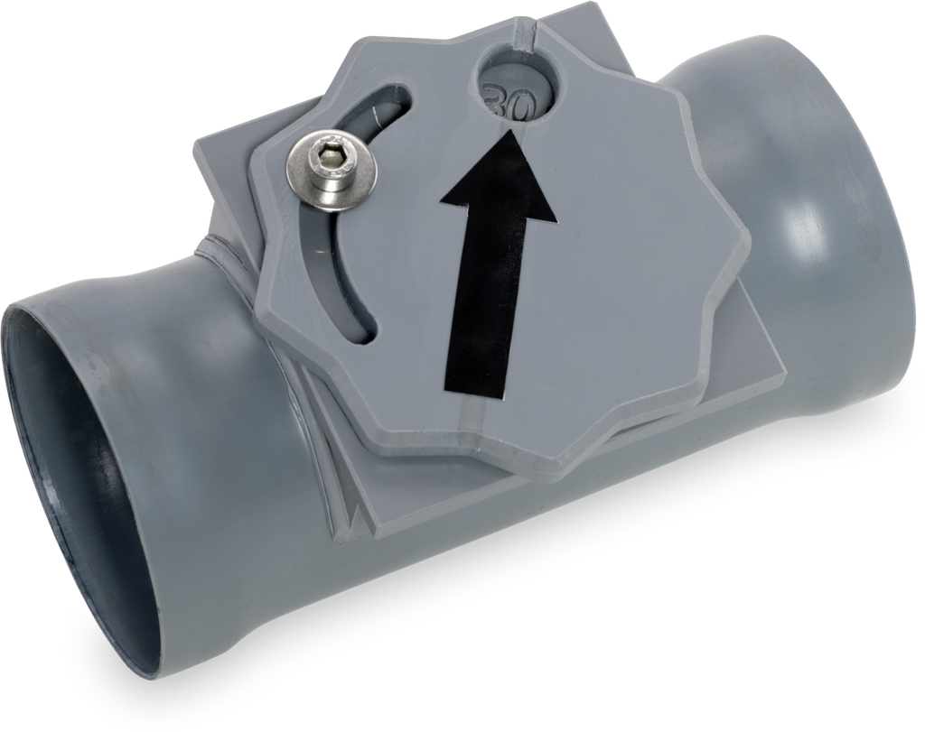 Throttle valve, DN 75 mm, PPs, CEMO (11434)