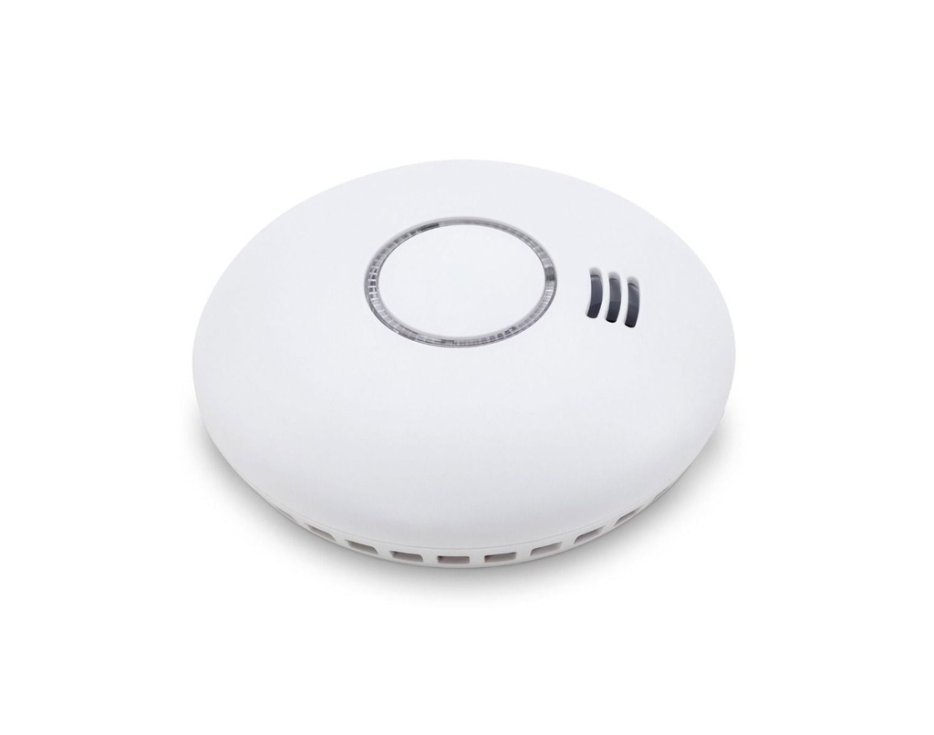 Wireless heat and smoke alarms, set of two, battery operated,network capable, CEMO (11560)