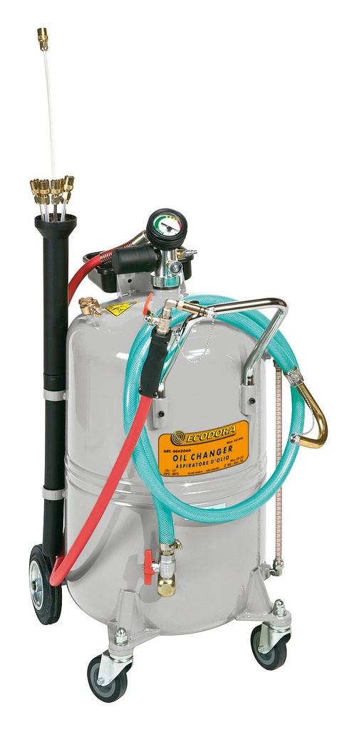 Mobile pneumatic oil suction unit, 65 l (8726, CEMO)