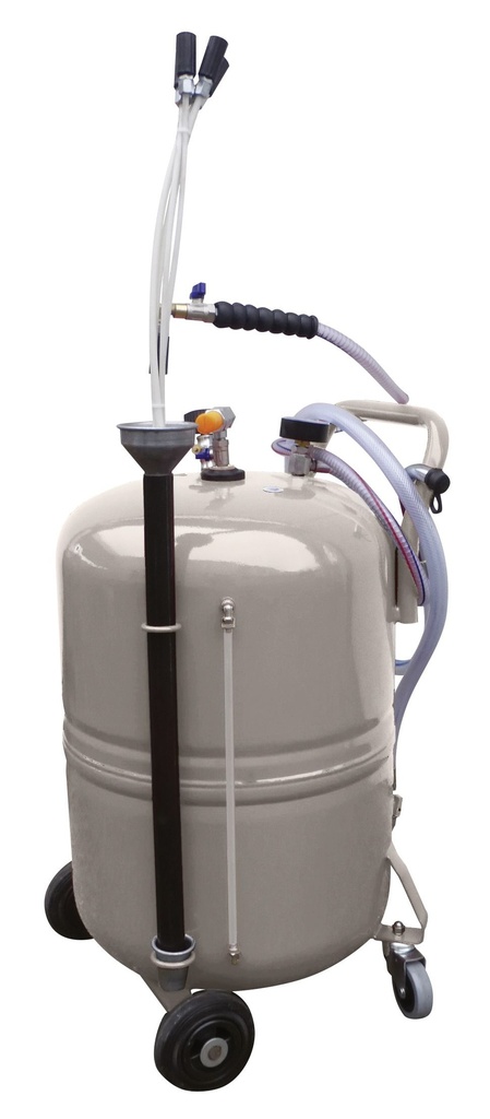 Pneumatinis alyvos išsiurbimo įrenginys, 80 l, su surinkimo piltuvu (10690, CEMO)