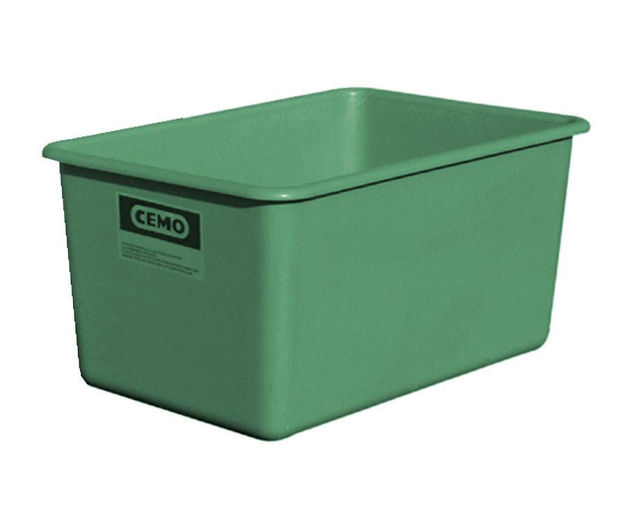 Stačiakampis konteineris 1100 l, žalias (1150, CEMO)