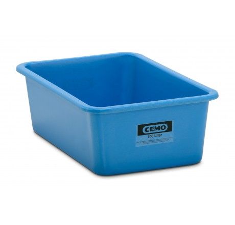 Stačiakampis konteineris 100 l, mėlynas (7567, CEMO)
