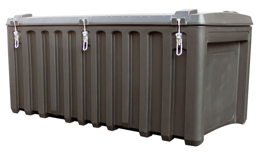 CEMbox 750 l sandėliavimo / transportavimo dėžė (PE), pilka, CEMO (8490)