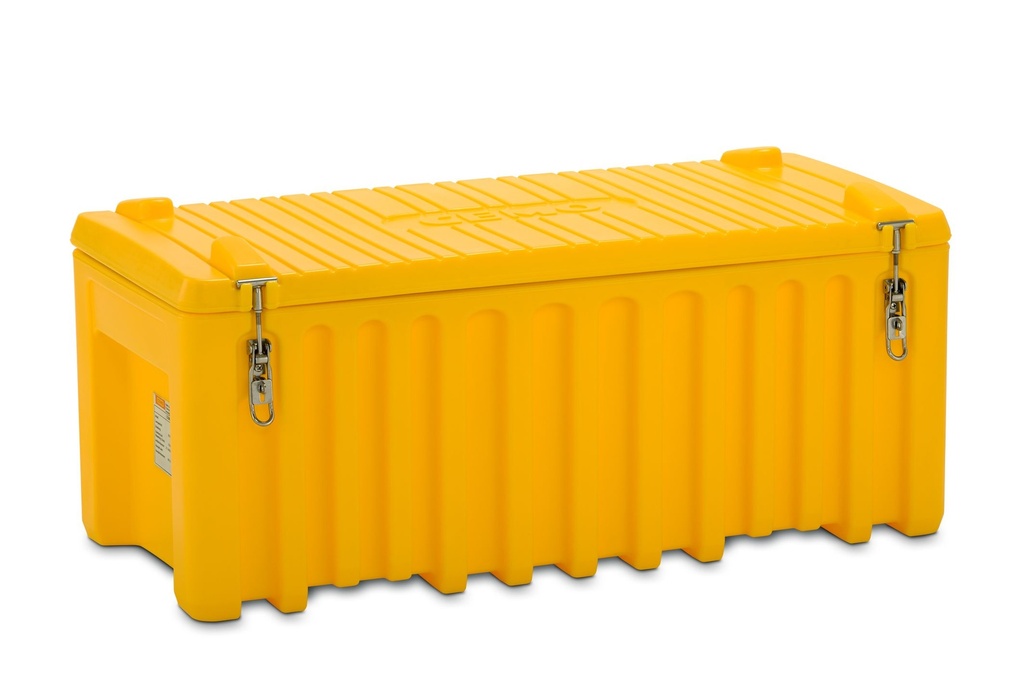 CEMbox 250 l sandėliavimo / transportavimo dėžė (PE), geltona RAL 1023, CEMO (8615)