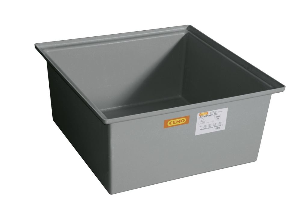 GRP sump pallet 220/1 standard resin, without grating (10386, CEMO)