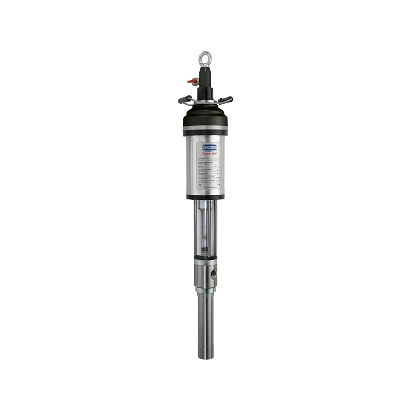 Stainless steel pneumatic pump Power Bull, dissociated version, ratio 8:1, PTFE seals, flow rate 30 l/min (1085, FLEXBIMEC)