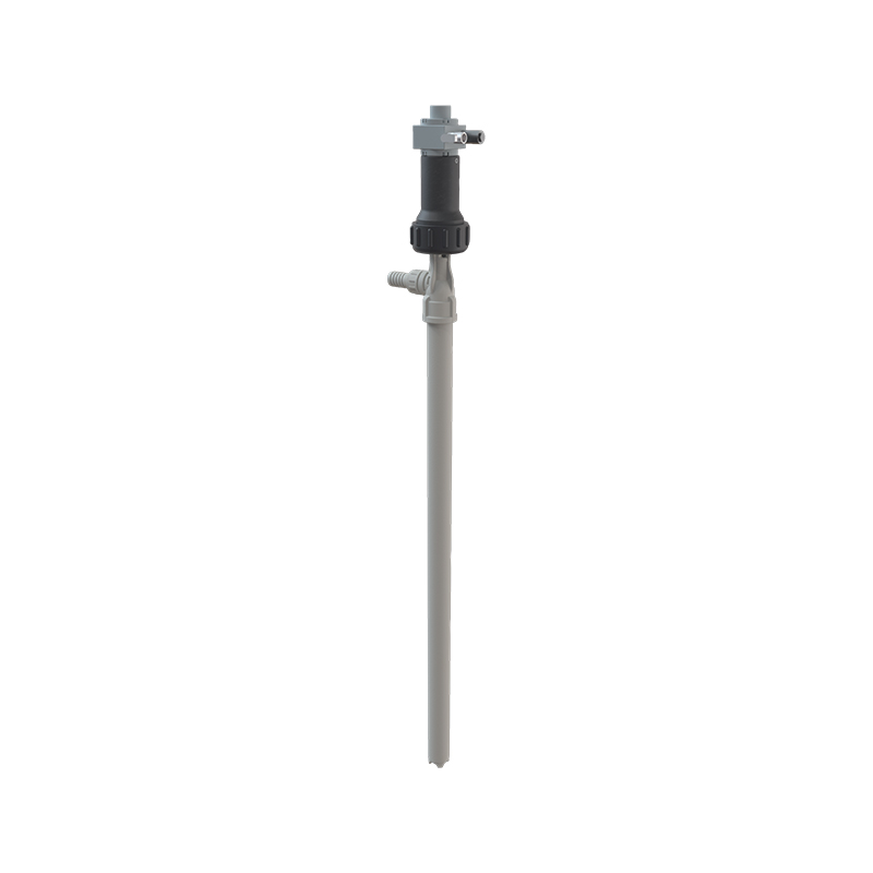 Pneumatinis siurblys cheminiams produktams perpumpuoti, polipropileno korpusas ir siurbimo vamzdis, AISI 316 velenas, Viton® tarpinės, vamzdis 1200 mm (1090/120, FLEXBIMEC)