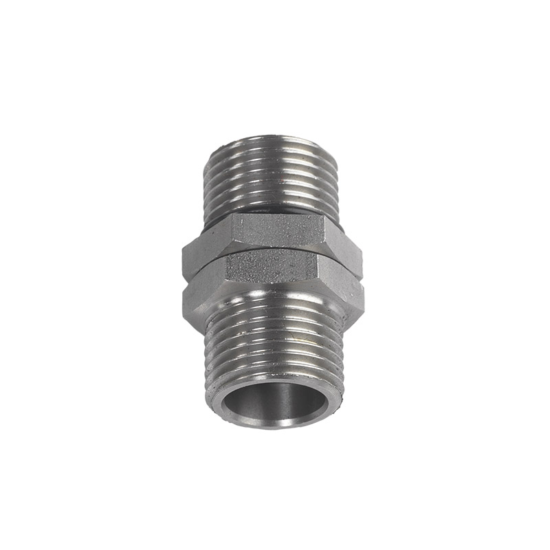 Nerūdijančio plieno sukamasis adapteris alyvos pistoletui M+M 1/2" BSP, FLEXBIMEC (1107)