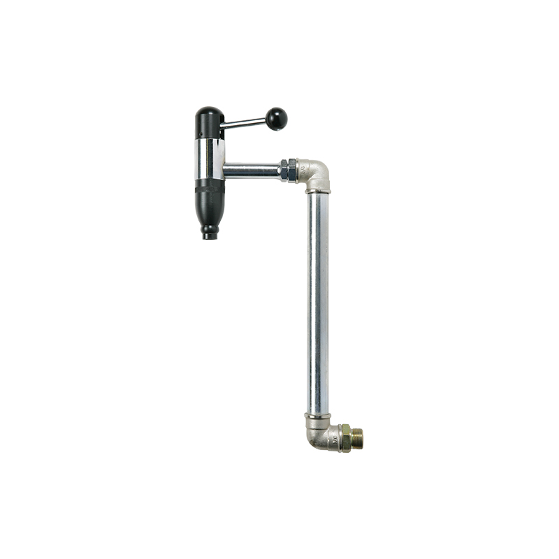 Spyruoklinis čiaupas su ilgintuvu tiesioginiam prijungimui prie pneumatinių siurblių - Ilgintuvas H 540 mm, FLEXBIMEC (2303/59)