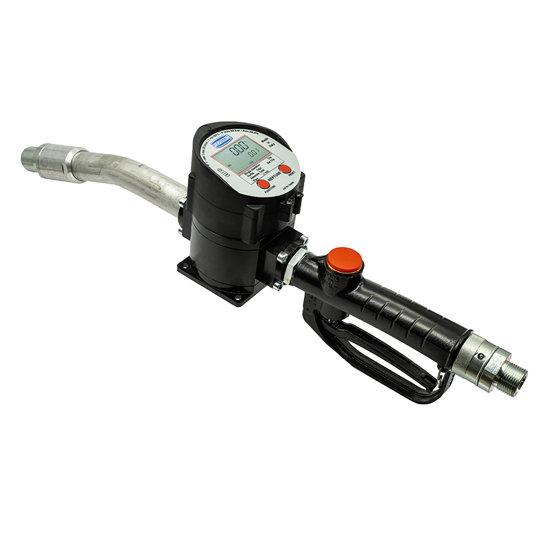Elektroninis srauto matuoklis alyvai „Oil Neptune HFlow“ su standžiu išleidimu, jungtis 3/4" BSP (M), Flexbimec (2634, FLEXBIMEC)
