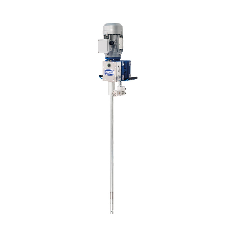 400 V electric grease pump for 180 kg drum, 400 g/min (4095/180, FLEXBIMEC)