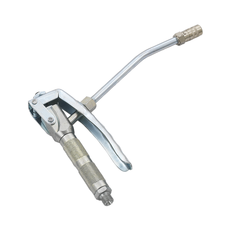 Grease gun with rigid pipe and 4-jaw nozzle, FLEXBIMEC (4208)