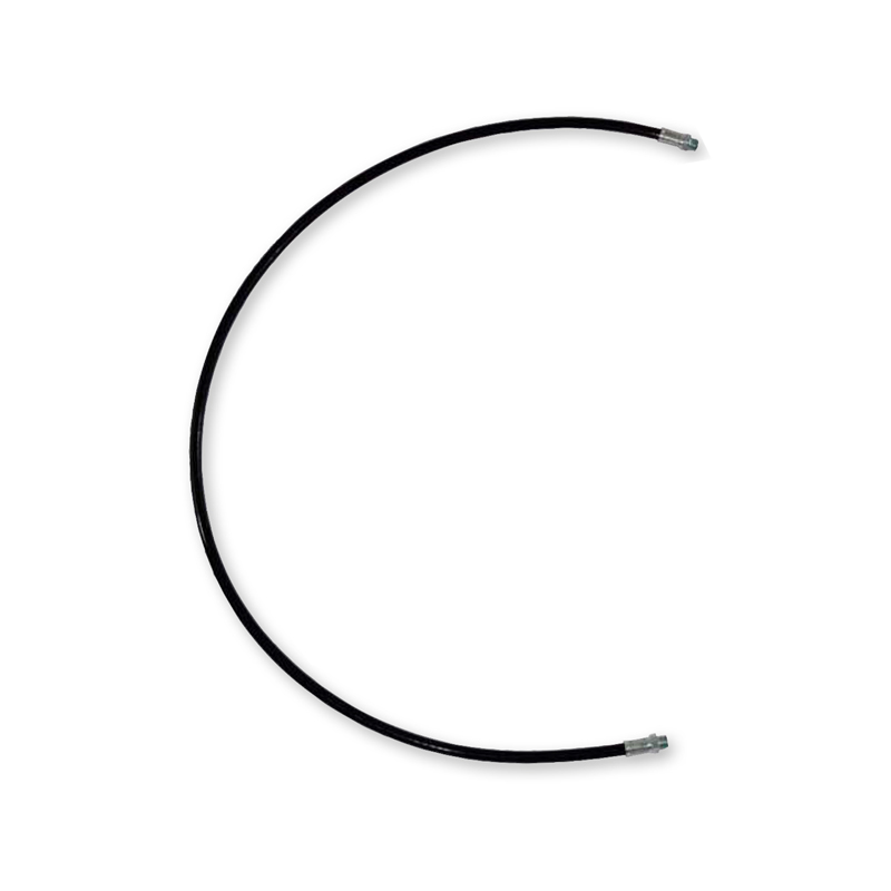 Rubber hose for grease gun, thread 10x1, length 1000 mm (4217/1000, FLEXBIMEC)