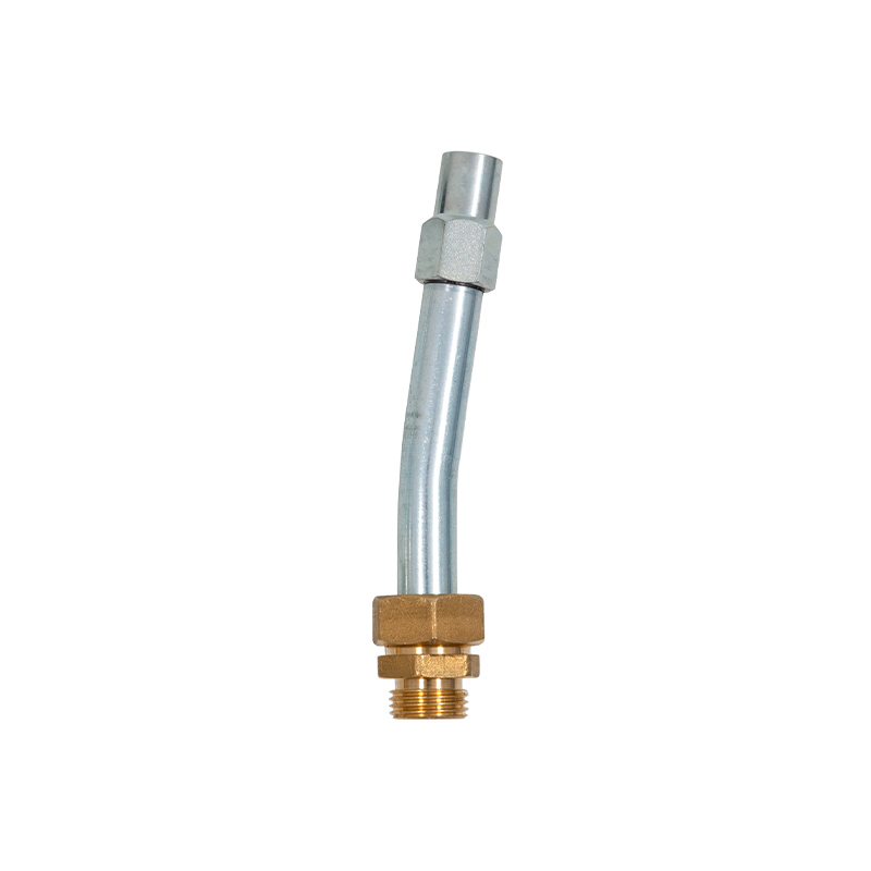 Rigid pipe connection 1/2 in. (M) with quick coupling for refilling lever grease guns (4234, FLEXBIMEC)